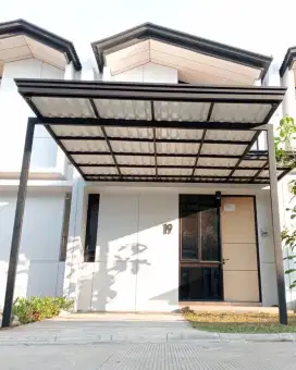 Kanopi atap alderon single layer lengkap list profil talang air modern