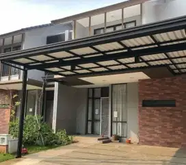 Kanopi atap alderon single layer lengkap list profil talang air modern