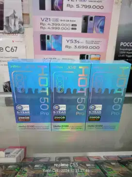 Infinix Hot 50 Pro 8+8/256 GB NFC AMOLED120Hz Helio G100 Garansi Resmi