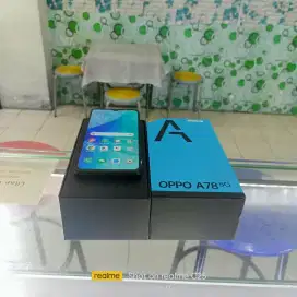 Oppo A78 5g 8/256 BEKAS fullset normal bisa Tukar Tambah