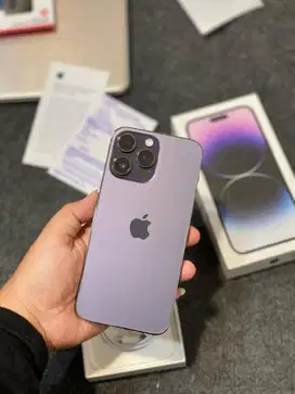 iPhone 14 Pro Max 128gb Deep Purple Resmi Kondisi Seperti Baru