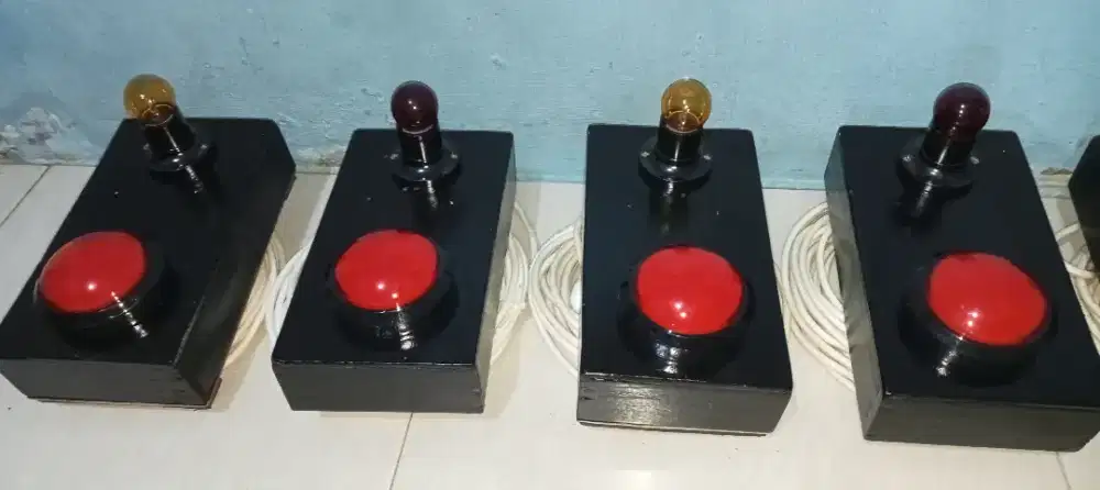 Bel cerdas cermat untuk sekolah dan umum tombol besar