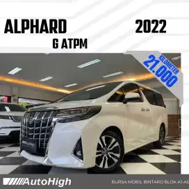 DP10% [Km21.000] Alphard G ATPM 2022 White Reg 2021 #AUTOHIGH