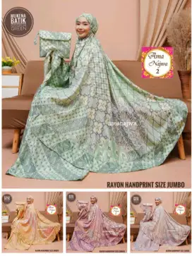 Mukena jumbo bahan rayon