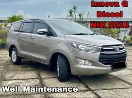 (TDP 33.5jt) Toyota Kijang Innova 2.4 2.5 G Diesel 2016