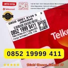 Nomor Cantik SIMPATI TELKOMSEL 5G Kartu Perdana Simpati Cantik 9999411