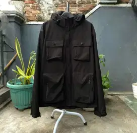 Zara 4 Big Pocket Black Jacket Preloved Original Good Condition