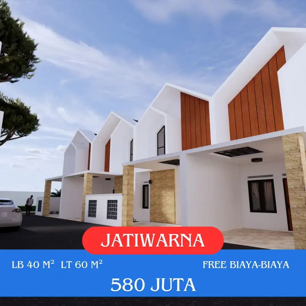 Rumah murah free biaya di jl pasar kecapi Jatiwarna