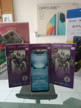 Tecno Spark 30c 6GB+6GB/128GB ,Baru,Segel Box,Garansi Resmi,Original