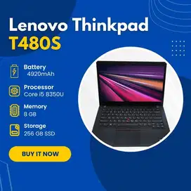 Sale Lenovo Thinkpad T480S Core i5 GEN 8 Ram 8/256GB BAGUS R-MPC