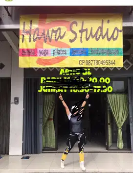 Pintu ruko kaca almunium 2 pintu