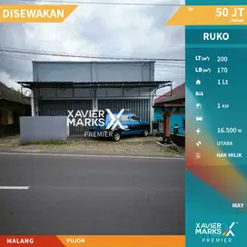 Disewakan Ruko Siap Pakai Nol Raya Pujon Malang