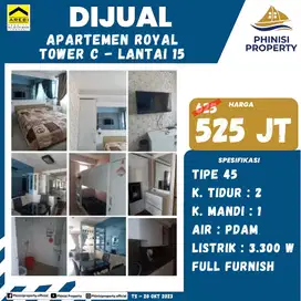 DIJUAL Apartemen 2BR Full Furnish Mewah di Royal Apartment Panakkukang