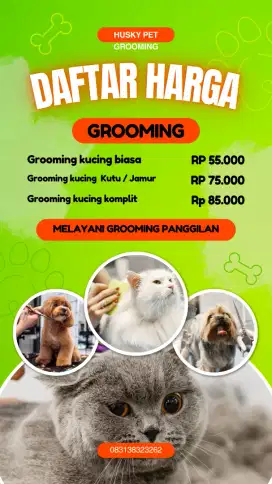 HUSKY PET GROOMING PANGGILAN CAT&DOG TANGERANG SELATAN
