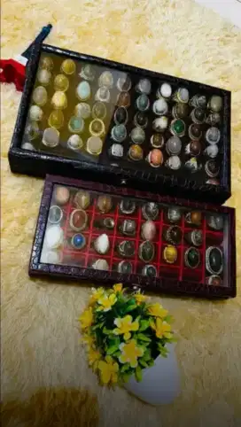 •Cincin Batu Akik All Varian ORI +
Case Exclusive (Langka Bossku)•