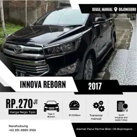 DI JUAL SEGERA, MOBIL INNOVA REBORN TAHUN 2017