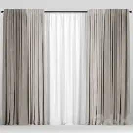 Jual tirai jendela gordyn hordeng gorden wallpaper dinding rollblind v
