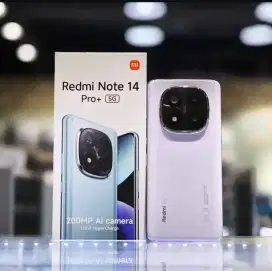 New Redmi Note 14Pro Plus 5G , 8GB/256GB , 12GB/512GB Garansi Resmi