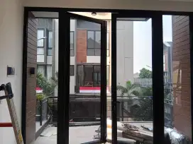 Kaca film /sticker sandblast rumah sawangan depok