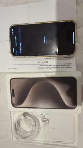 Iphone 15 Pro Max 512Gb natural Titanium (HK set - Dual Sim Fisik )