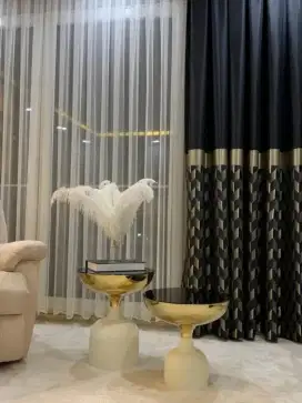 Jual tirai jendela gordyn hordeng gorden wallpaper dinding rollblind v