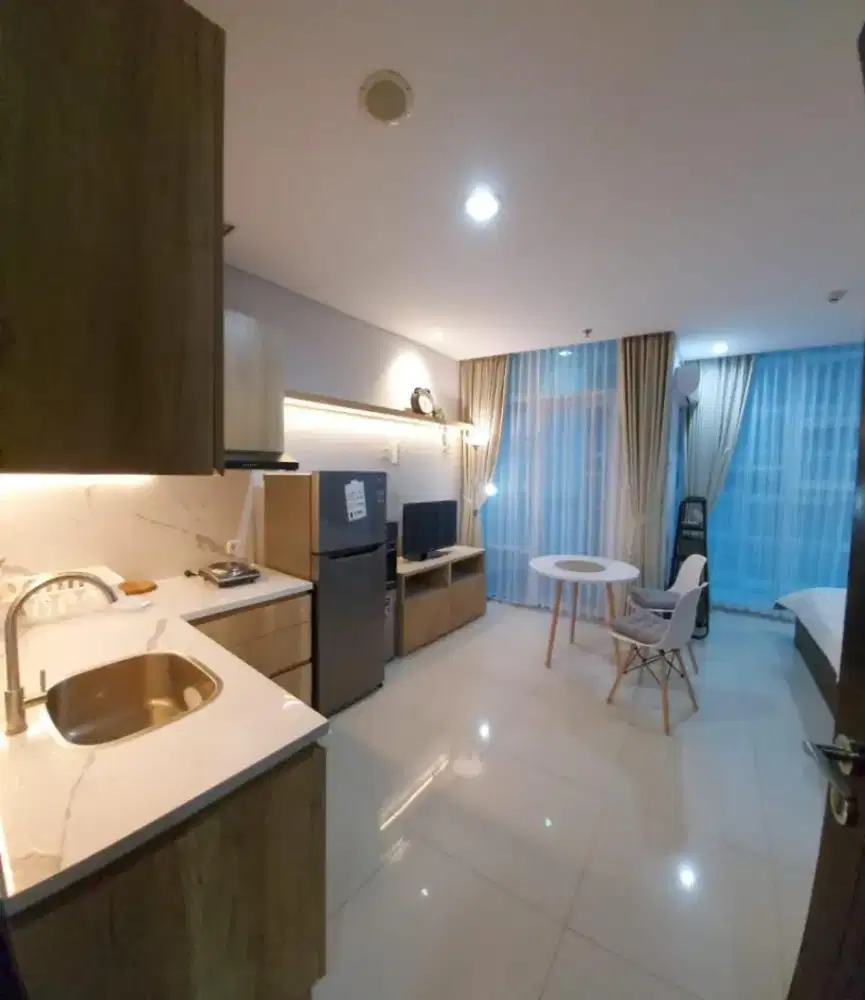 Disewakan Full Furnished Cantik Studio Apartment Brooklyn Alam Sutera