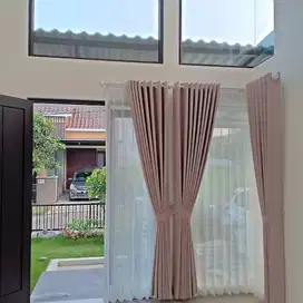 Pasang Gorden Tirai Roller Blind/Roll/Vertical/Vertikal Gordyn Hordeng