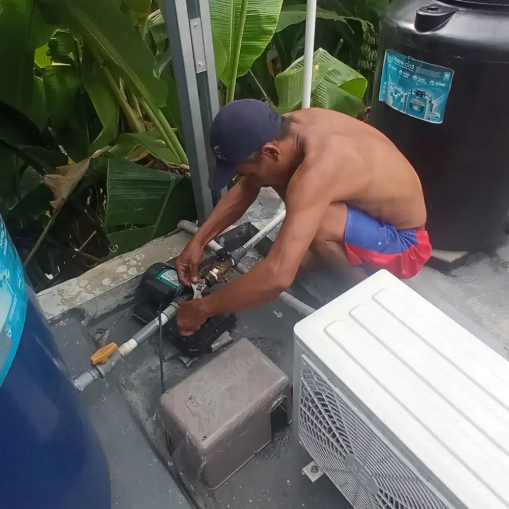 SERVIS POMPA AIR SALURAN MAMPET SEDOT WC PENUH