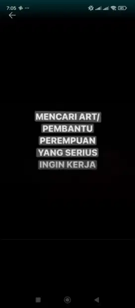 BUTUH ART SERABUTAN NGINEP MARGAHAYU RAYA