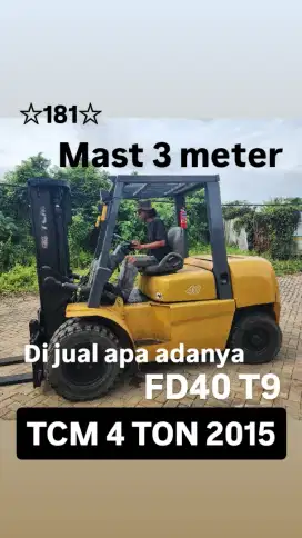 Di jual apa adanya TCM 4 ton 2015 , 3 meter