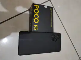 Poco F5 12/256 Hitam FULLSET ORIGINAL