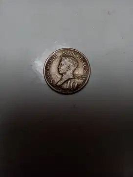 Koin Mata Uang Phillipina / Filipina 10 cent tahun 1972