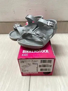 Sandal birkenstock kids silver