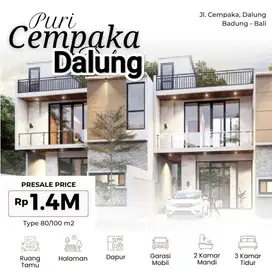 Jual Rumah by request di Cempaka Dalung Kuta Utara Badung bali