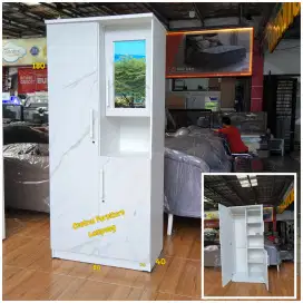 LEMARI 2 PINTU CARARA MARBEL