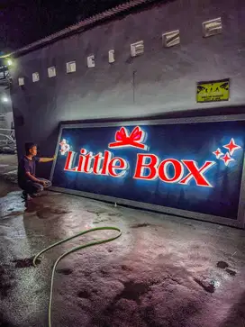 Huruf timbul ful akriik led murah