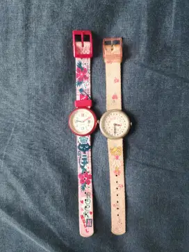 preloved jam tangan anak merk Swatch flik flak