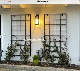 Jual pasang pergola tanaman minimalsi untuk taman, rumah cafe dll