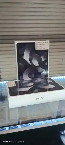 New ipad Air 5 m1 256GB wifi only grs 1 tahun
