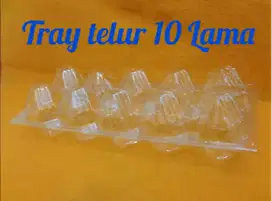 Kotak Mika Tempat Telur Isi 10 Lama Tanpa Kancing