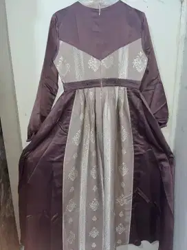 Gamis/Dress Warba Ungu