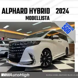 DP10% [Km.500] Alphard Hybrid Modellista 2024 White Reg 2025 #AUTOHIGH