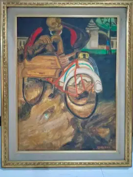 Lukisan kanvas Djoko Pekik