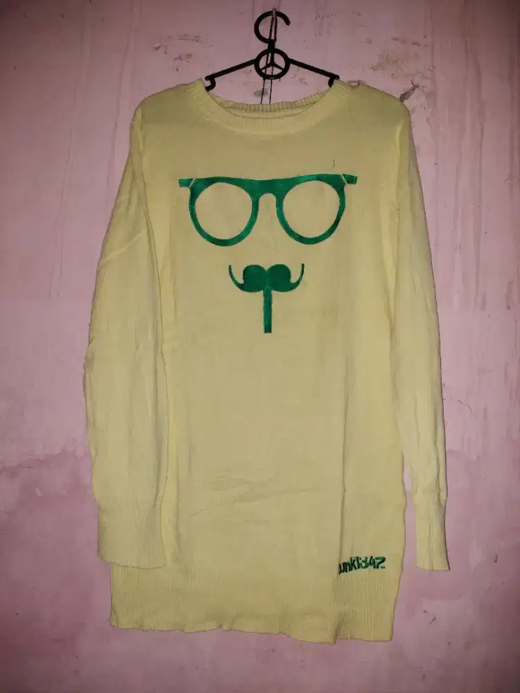 Atasan rajut tunik wanita