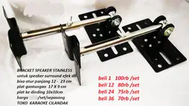 BRACKET SPEAKER stainless