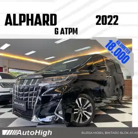DP10% [Km18.000] Alphard G ATPM 2022 Black Reg 2023 #AUTOHIGH