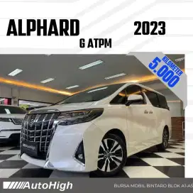 DP10% [Km5.000] Alphard G ATPM 2023 White Reg 2022 #AUTOHIGH
