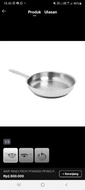 Premium WMF - Wajan penggorengan(fry pan) 28 cm GERMANY