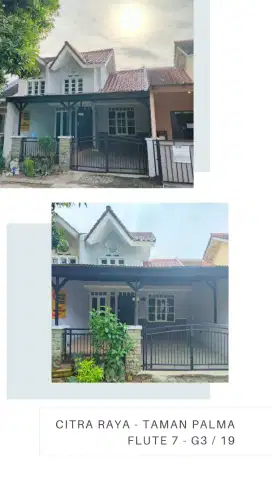 Rumah Siap Huni Citra Raya Cluster Taman Palma Strategis