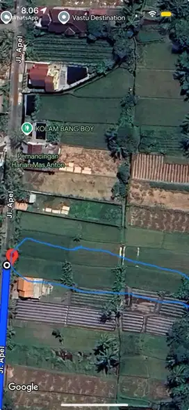 Dijual Tanah Sawah, Lokasi Strategis